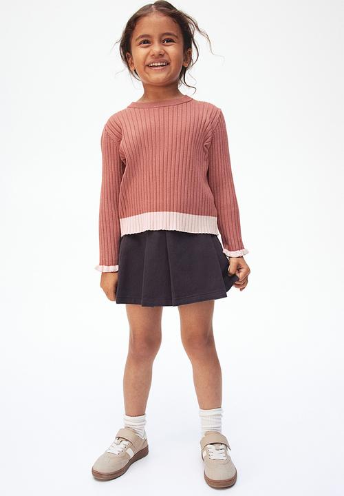 H&M - Rib-knit jumper - rust red
