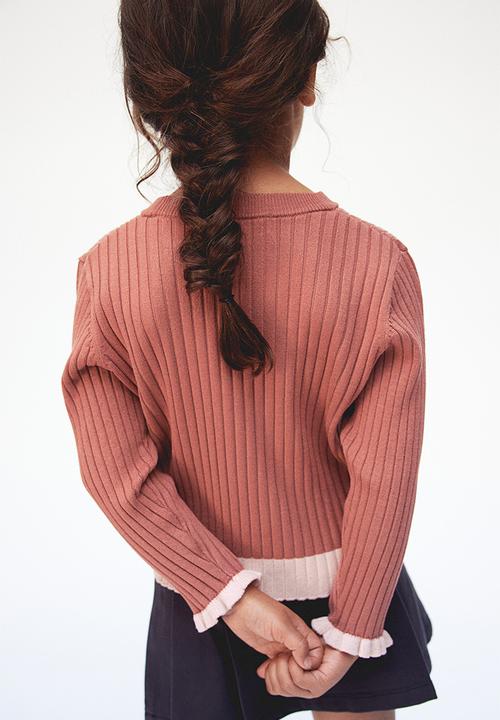 H&M - Rib-knit jumper - rust red