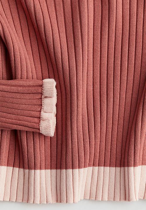 H&M - Rib-knit jumper - rust red