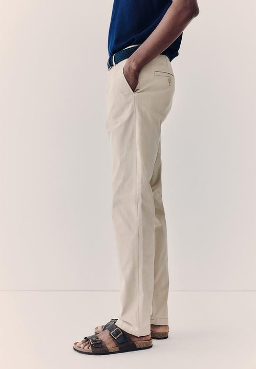 H&M - Slim fit cotton chinos - beige