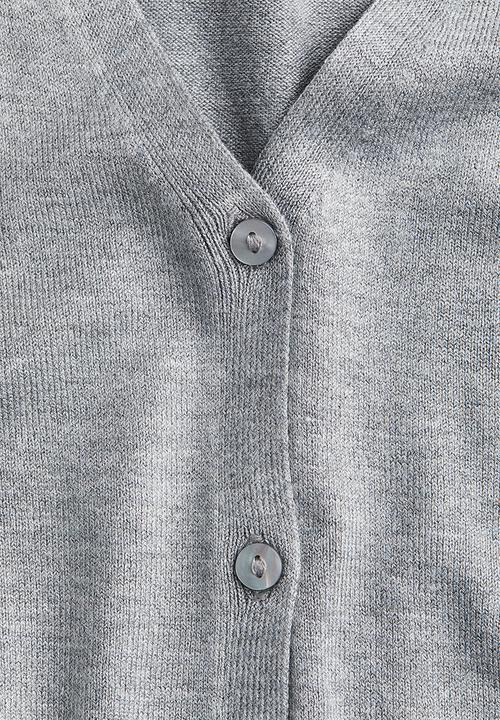 H&M - Button-front sweater vest - grey