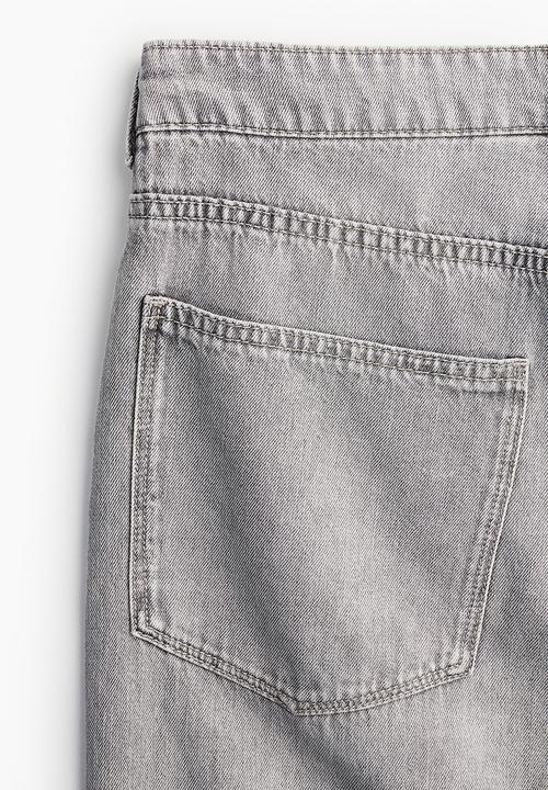 H&M - Baggy wide low jeans - grey