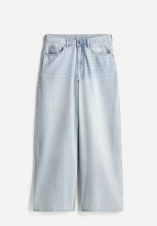 H&M - Baggy wide low jeans - blue