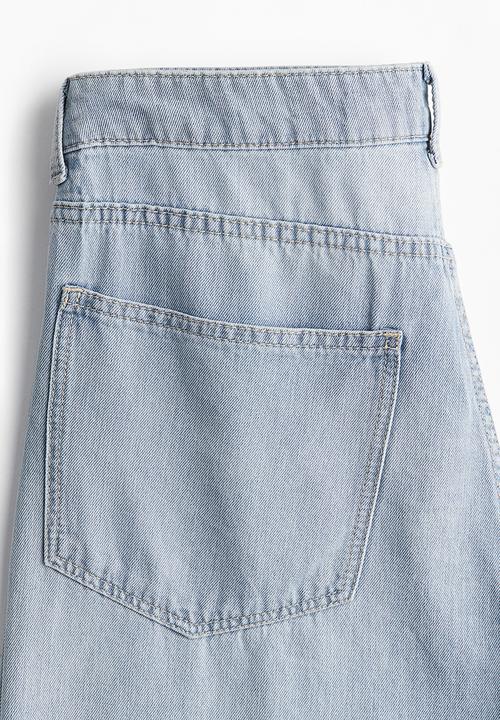 H&M - Baggy wide low jeans - blue