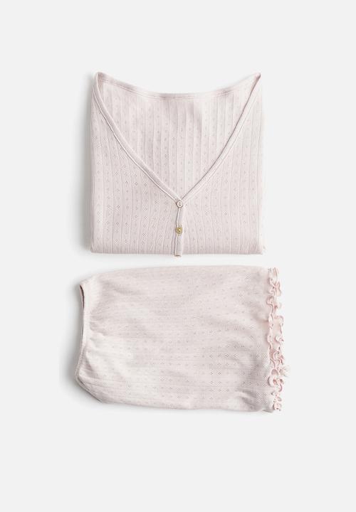 H&M - Pointelle pyjamas - pink