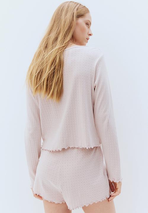 H&M - Pointelle pyjamas - pink