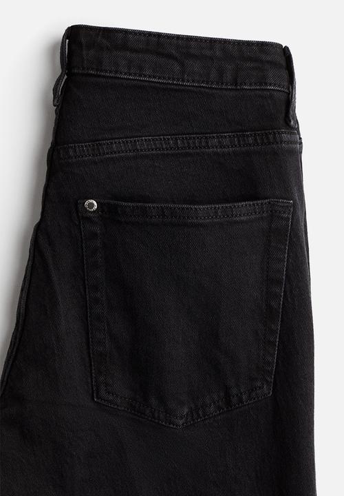 H&M - Flared high jeans - black