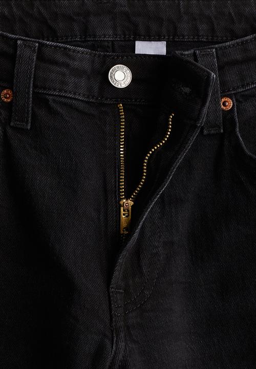 H&M - Flared high jeans - black