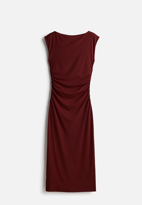 H&M - Cap-sleeved dress - red