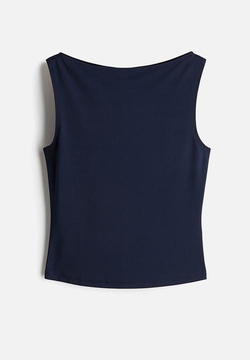 H&M - Boat-neck vest top - blue