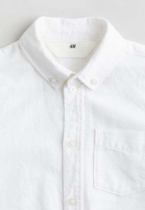 H&M - Button-down cotton shirt - white