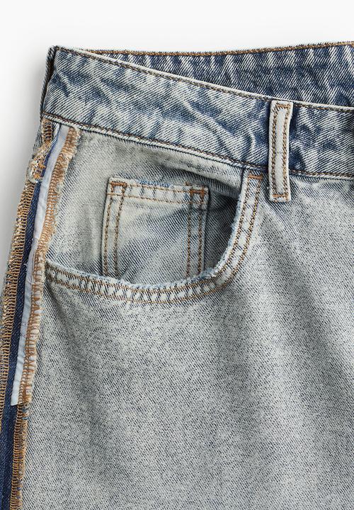 H&M - Baggy wide low jeans - blue