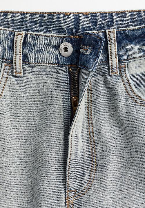 H&M - Baggy wide low jeans - blue