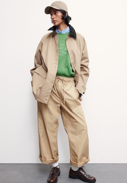 H&M - Cargo drawstring trousers - beige