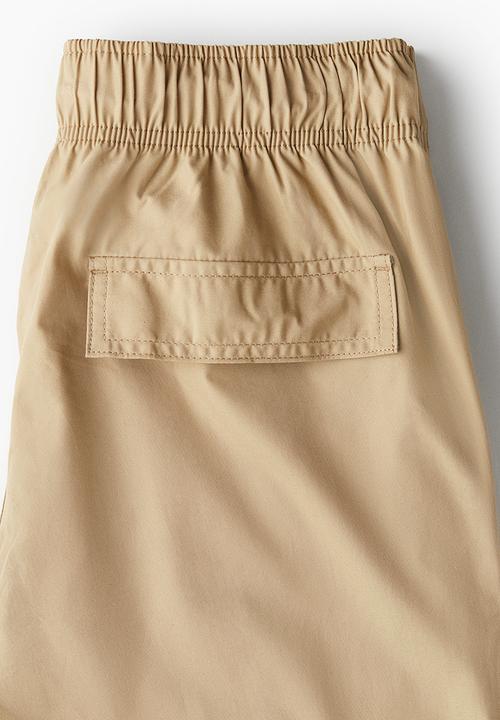 H&M - Cargo drawstring trousers - beige