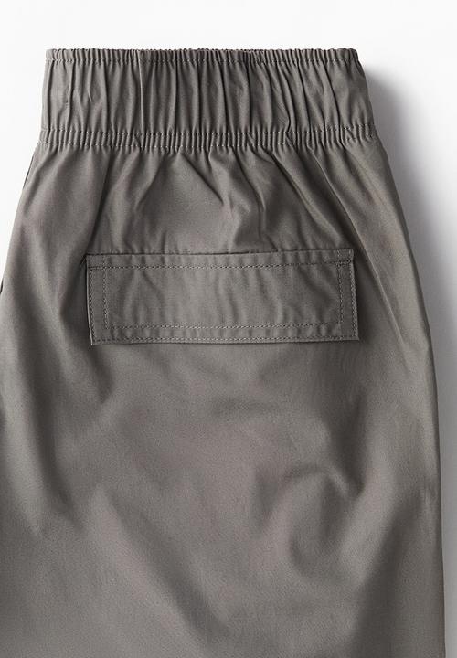 H&M - Cargo drawstring trousers - grey