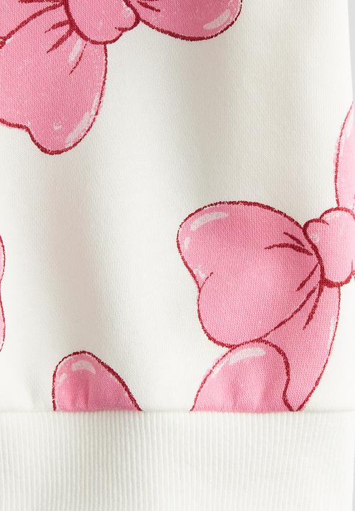H&M - Sweatshirt - white & bows