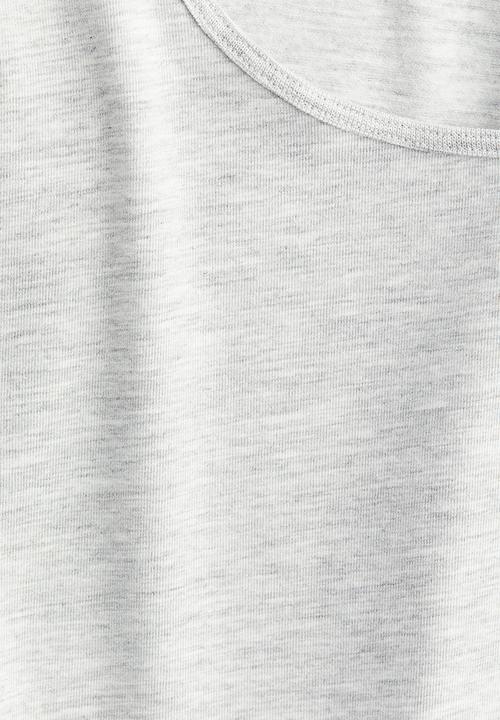 H&M - Cotton T-shirt - grey