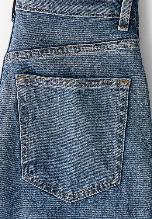 H&M - Wide high jeans - blue