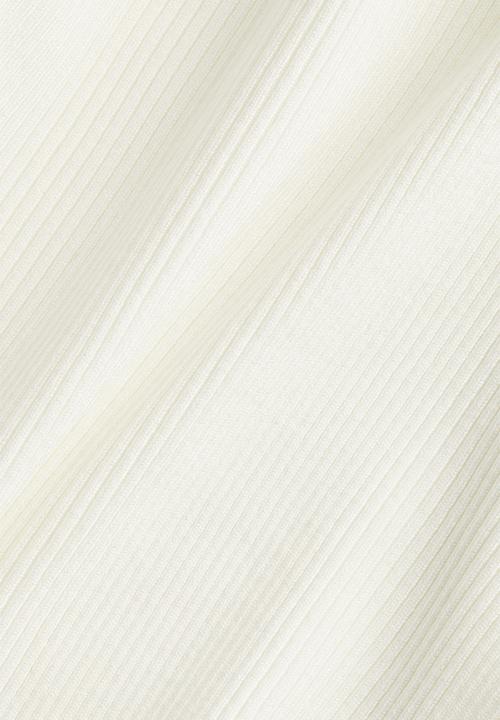 H&M - Rib-knit off-the-shoulder top - white