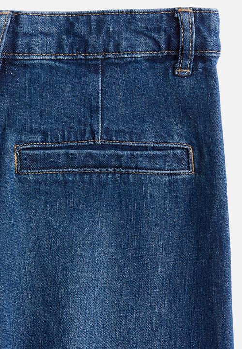 H&M - Cropped twill trousers - blue