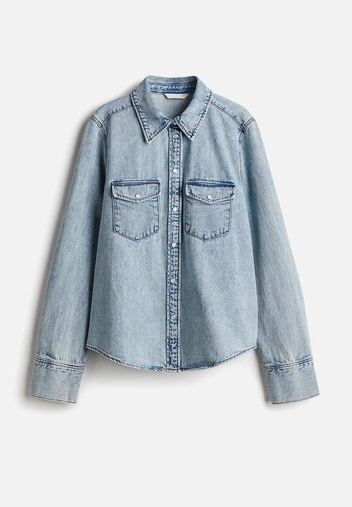 H&M - Denim shirt - blue