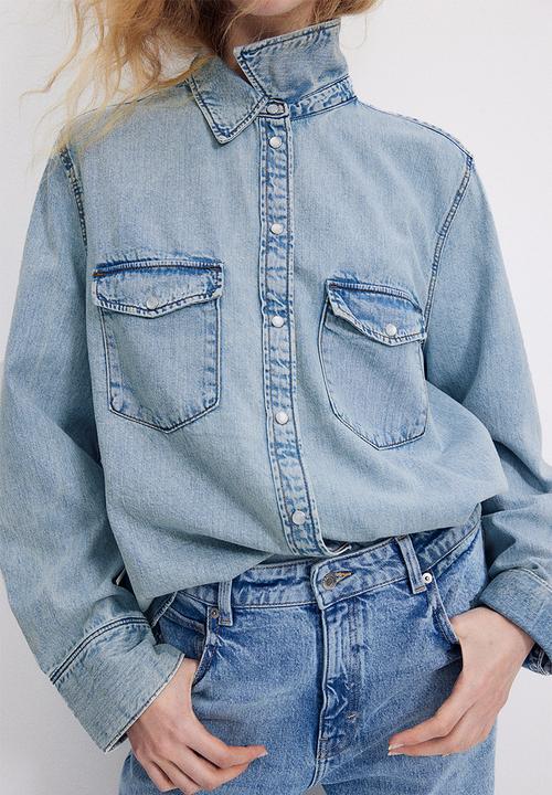 H&M - Denim shirt - blue
