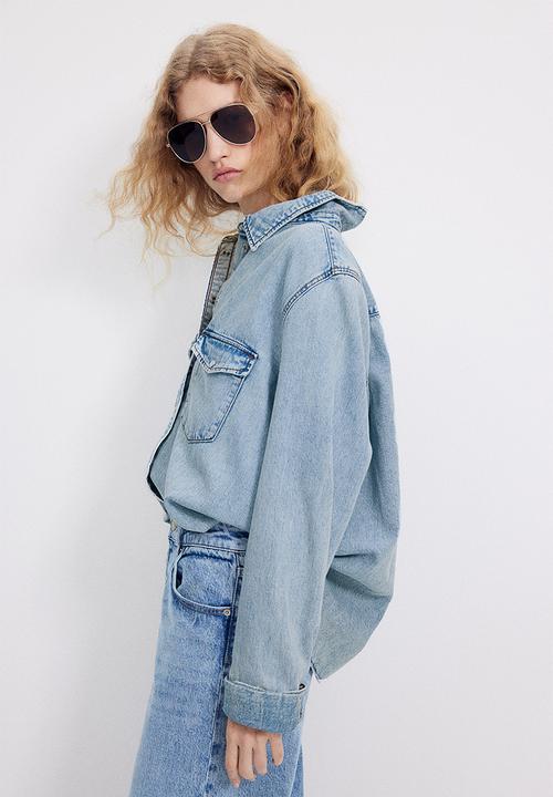 H&M - Denim shirt - blue