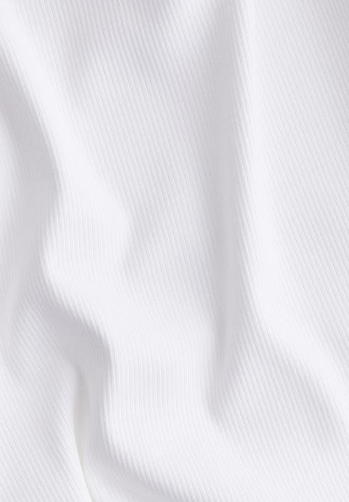H&M - Ribbed vest top - white
