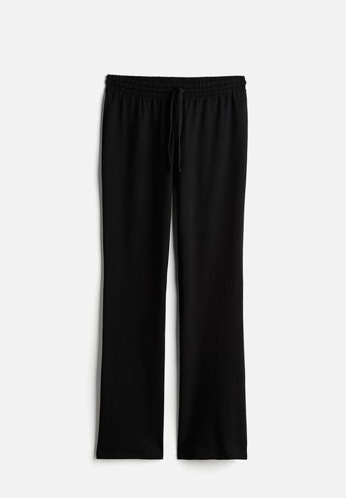 H&M - Straight sweatpants - black