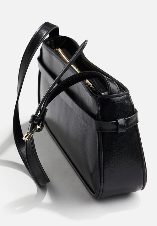 H&M - Belt-detail shoulder bag - black