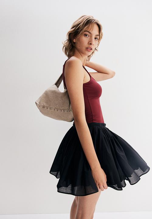 H&M - Square-neck vest top - red