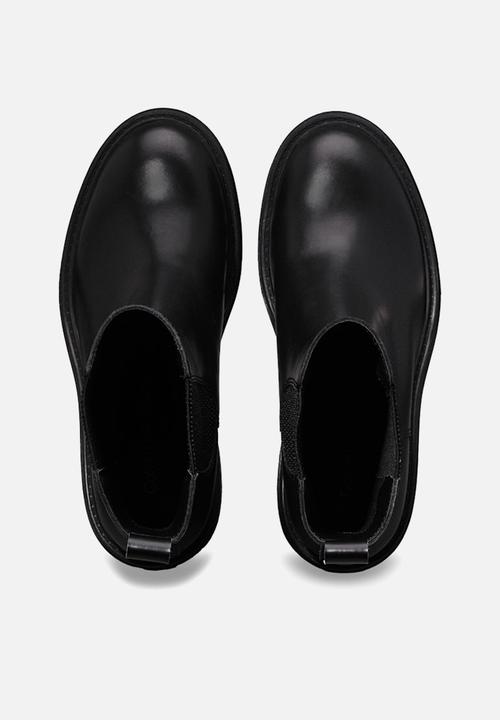 Calvin Klein - Chunky leather chelsea boot - triple black