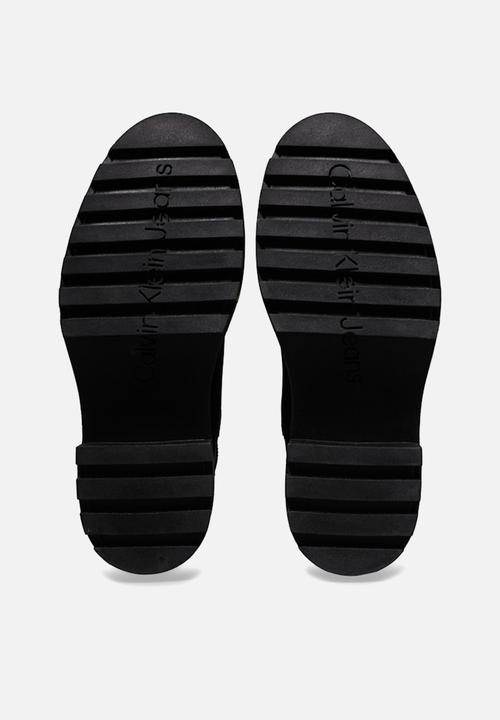 Calvin Klein - Chunky leather chelsea boot - triple black
