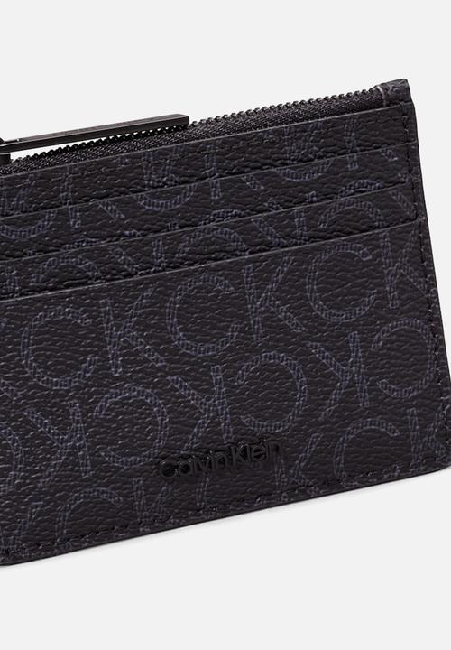 Calvin Klein - Ck Must Mono Cardholder 6Cc Zip - Classic Mono Black