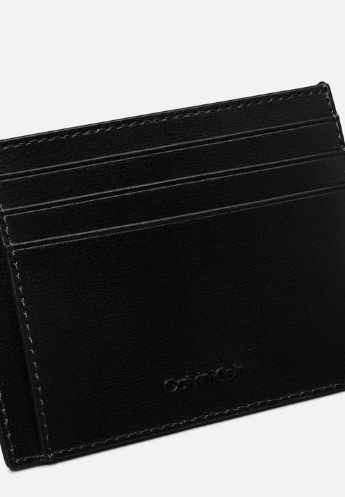 Calvin Klein - Clean Esntl Id Cardholder - Ck Black Palmellato