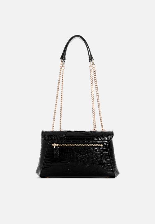 GUESS - Silvye convertible xbody flap - black