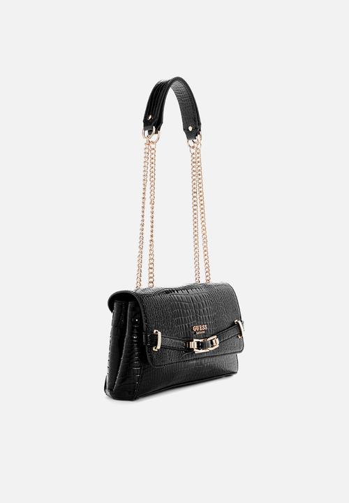 GUESS - Silvye convertible xbody flap - black