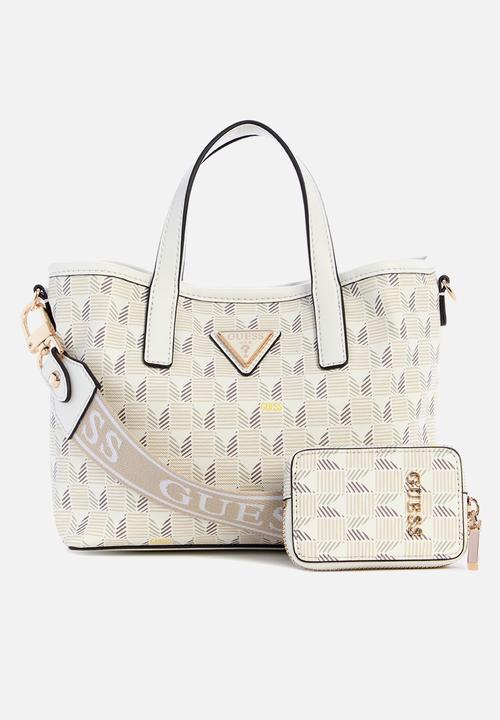 GUESS - G wave mini tote - stone logo