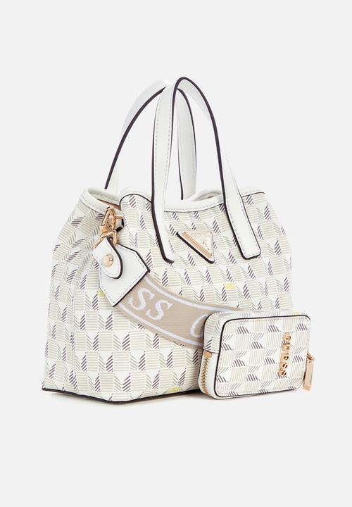 GUESS - G wave mini tote - stone logo