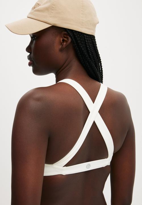 Cotton On - Ultra Soft Curved Hem Crop - Coconut Milk