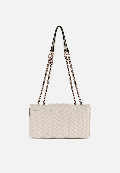 GUESS - Anning convertible crossbody flap - stone