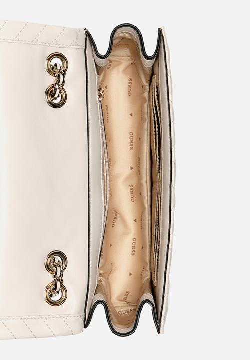 GUESS - Anning convertible crossbody flap - stone