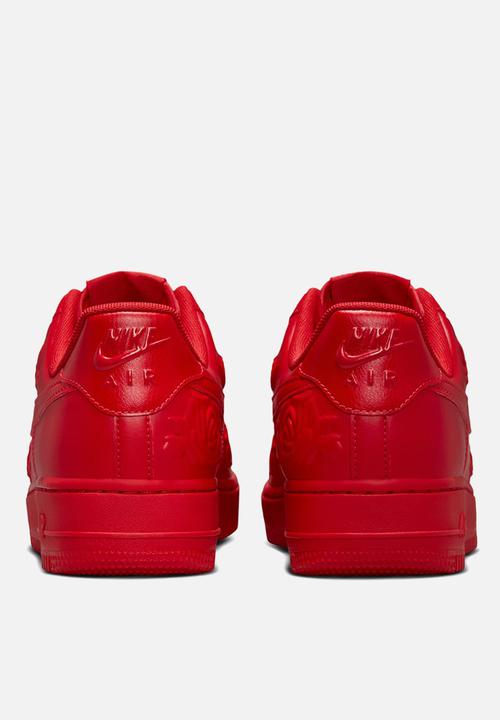red air force ones womens