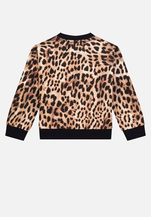 GUESS - Long sleeve active top - leopard print