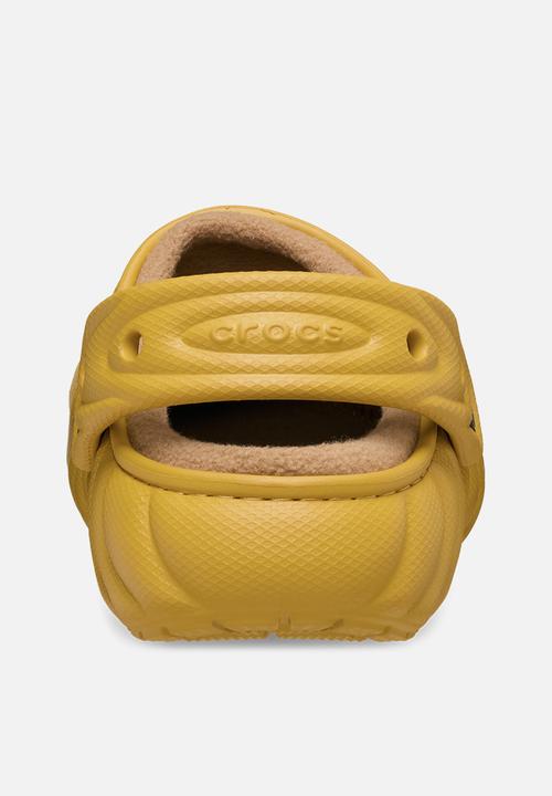 Crocs - Classic lined overpuff clog - yellow 