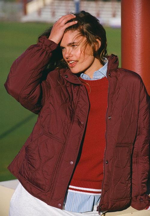 Cotton On - Warm Up Relaxed Lightweight Jacket - Dark Oak