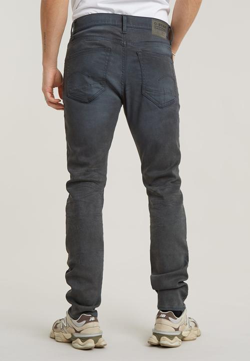 G-STAR - Slim 3301 jeans - Lomer grey dark aged cobler