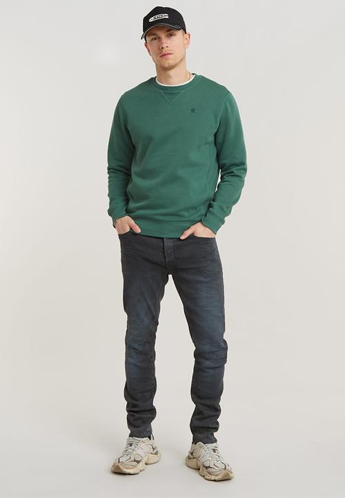 G-STAR - Slim 3301 jeans - Lomer grey dark aged cobler