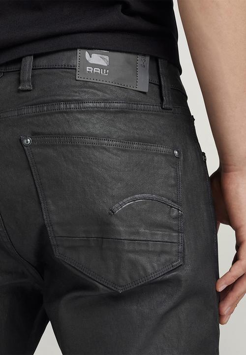 G-STAR - Revend Skinny Black pintt stretch denim - 3D dark aged